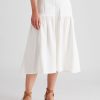 Bottoms Katies | Katies Midi Button Skirt