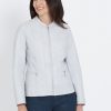 Outerwear Millers | Millers Collarless Pu Jacket