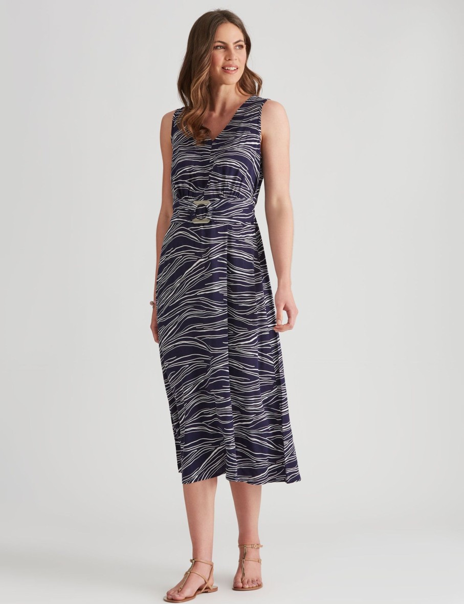 Dresses WLane | W.Lane Abstract Belt Dress