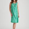 Dresses WLane | W.Lane Linen Frill Panel Detail Dress