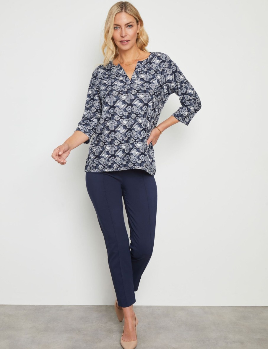 Tops NoniB | Noni B Textured V Neck Top