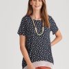 Tops WLane | W.Lane Mesh Hem Detail Top