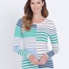 Knitwear WLane | W.Lane Block Stripe Pullover Top