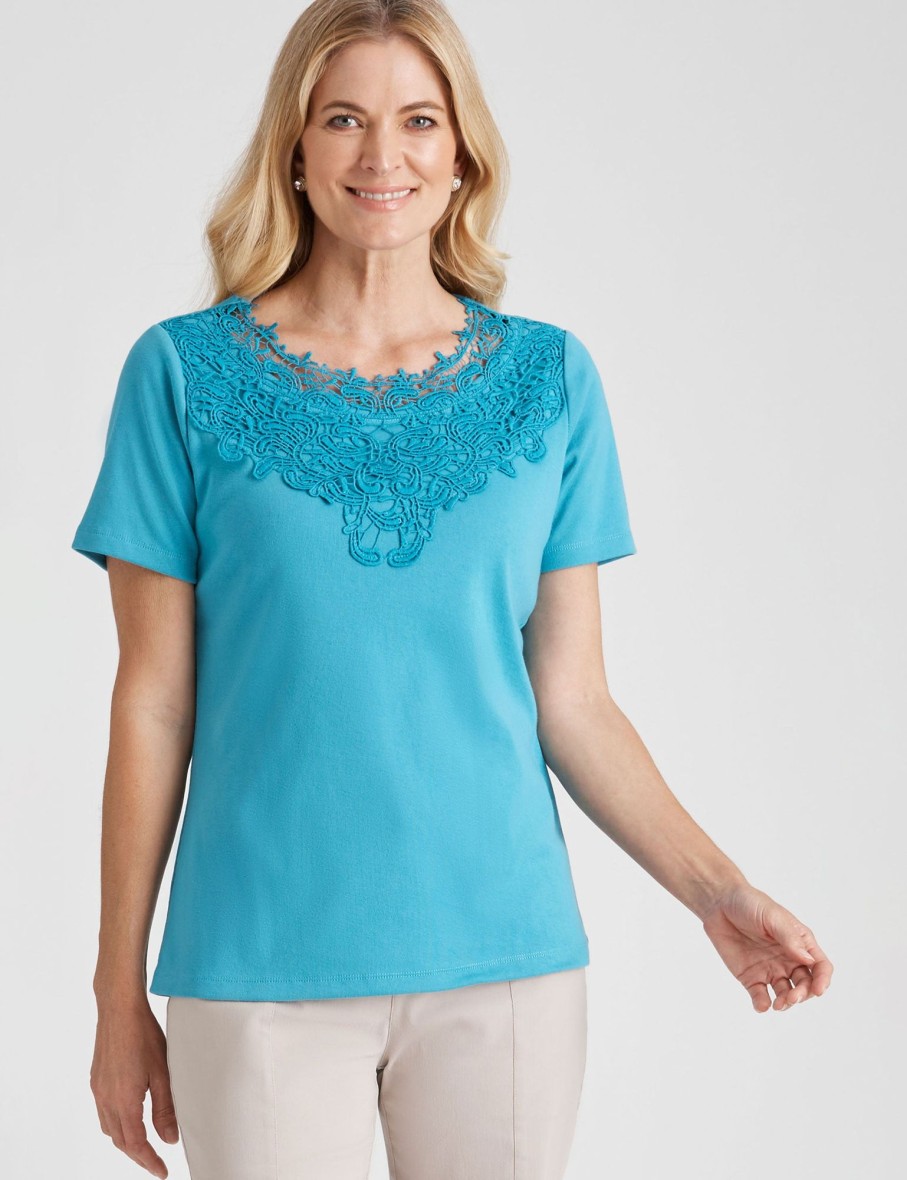 Tops NoniB | Noni B Short Sleeve Rib Top