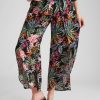 Bottoms Millers | Millers Full Length Printed Viscose Crinkle Wrap Pant