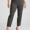 Bottoms Beme | Beme Fl Wide Waist Skinny Ponte Pant