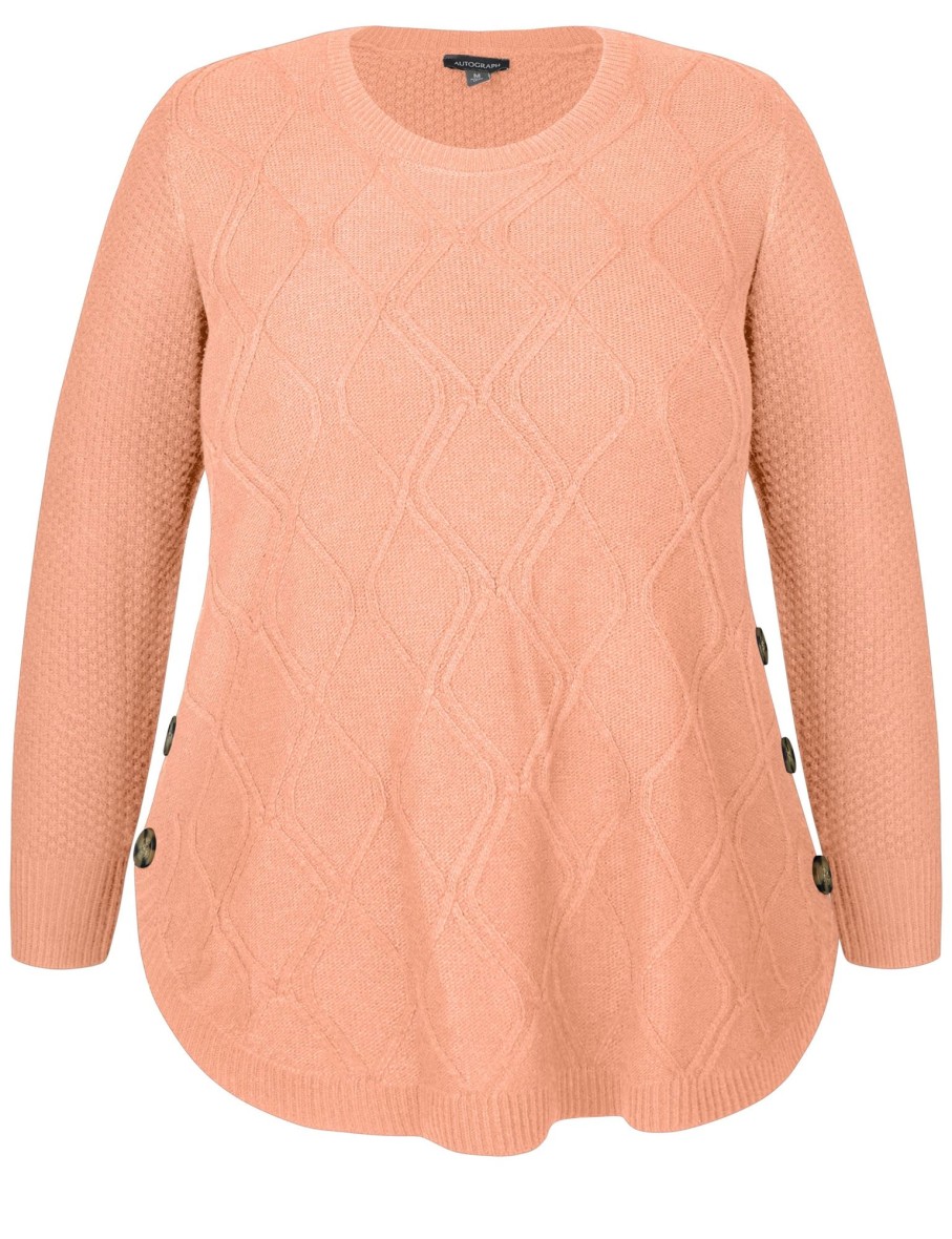 Knitwear Autograph | Autograph Knitwear Long Sleeve Cable Jumper