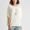 Knitwear Katies | Katies Knit Lurex Volume Top