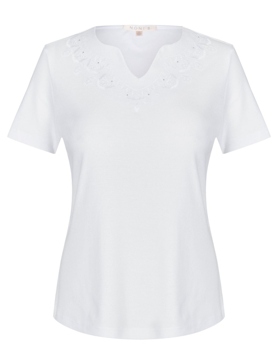 Tops NoniB | Noni B Short Sleeve Rib Top