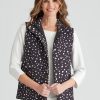 Outerwear WLane | W.Lane Lacquer Print Quilted Puffer Vest