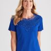 Tops NoniB | Noni B Short Sleeve Rib Top