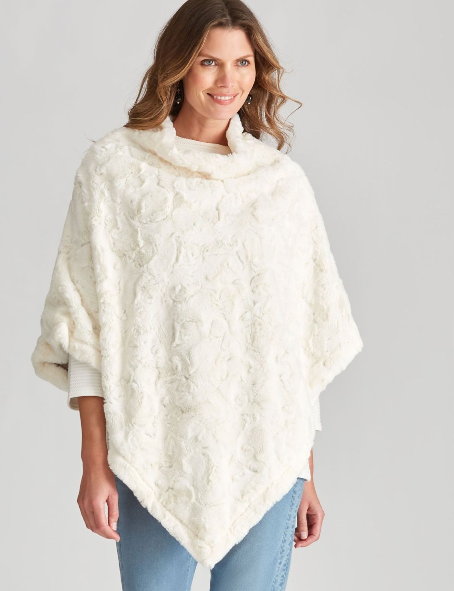 Outerwear WLane | W.Lane Faux Fur Cape Top