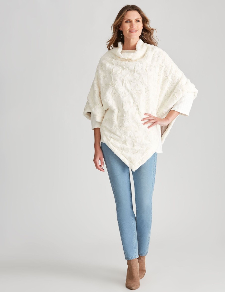 Outerwear WLane | W.Lane Faux Fur Cape Top