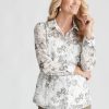 Tops NoniB | Noni B Chiffon Print Shirt