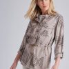 Outerwear NoniB | Noni B Drawstring Palm Jacket Top