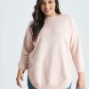 Knitwear Beme | Beme 3/4 Sleeve Metallic Spot Jumper