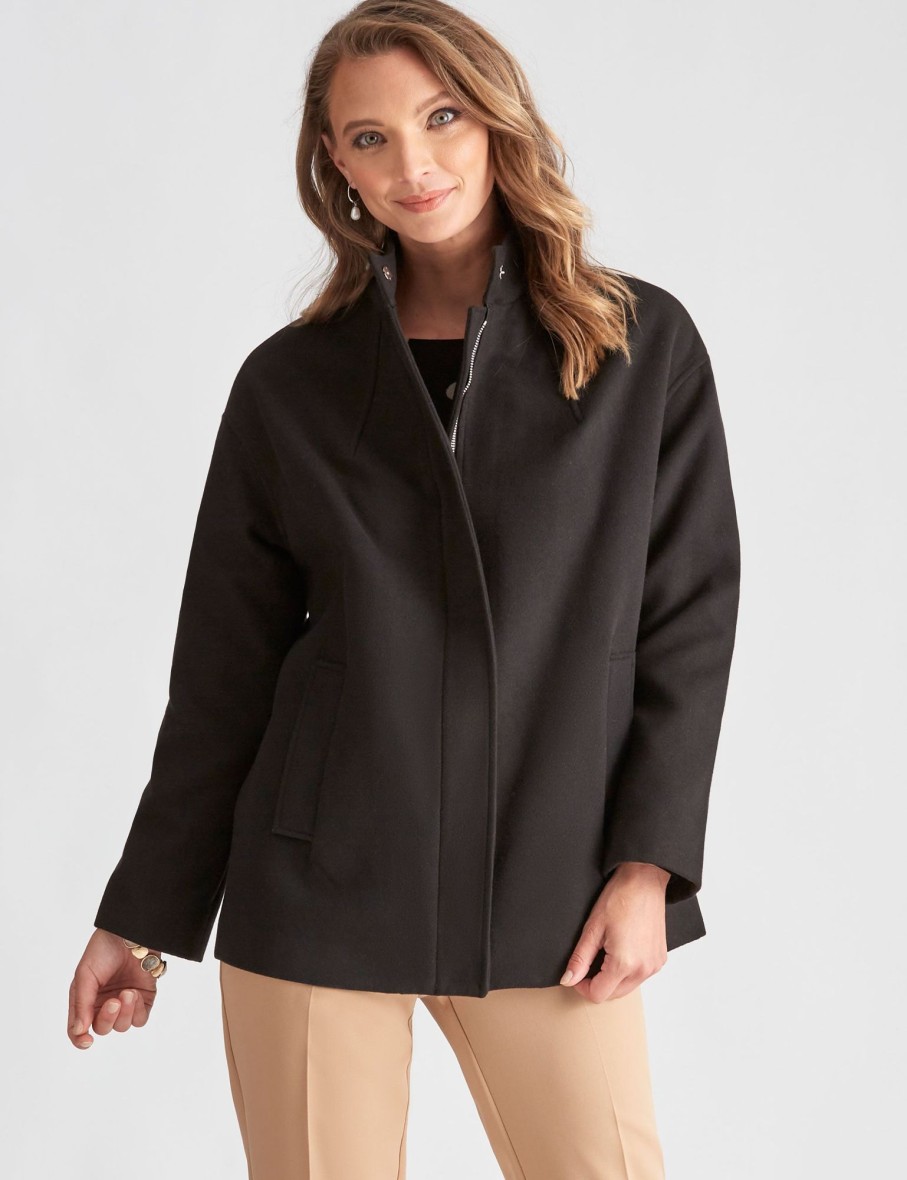 Outerwear LizJordan | Liz Jordan Melton Coat