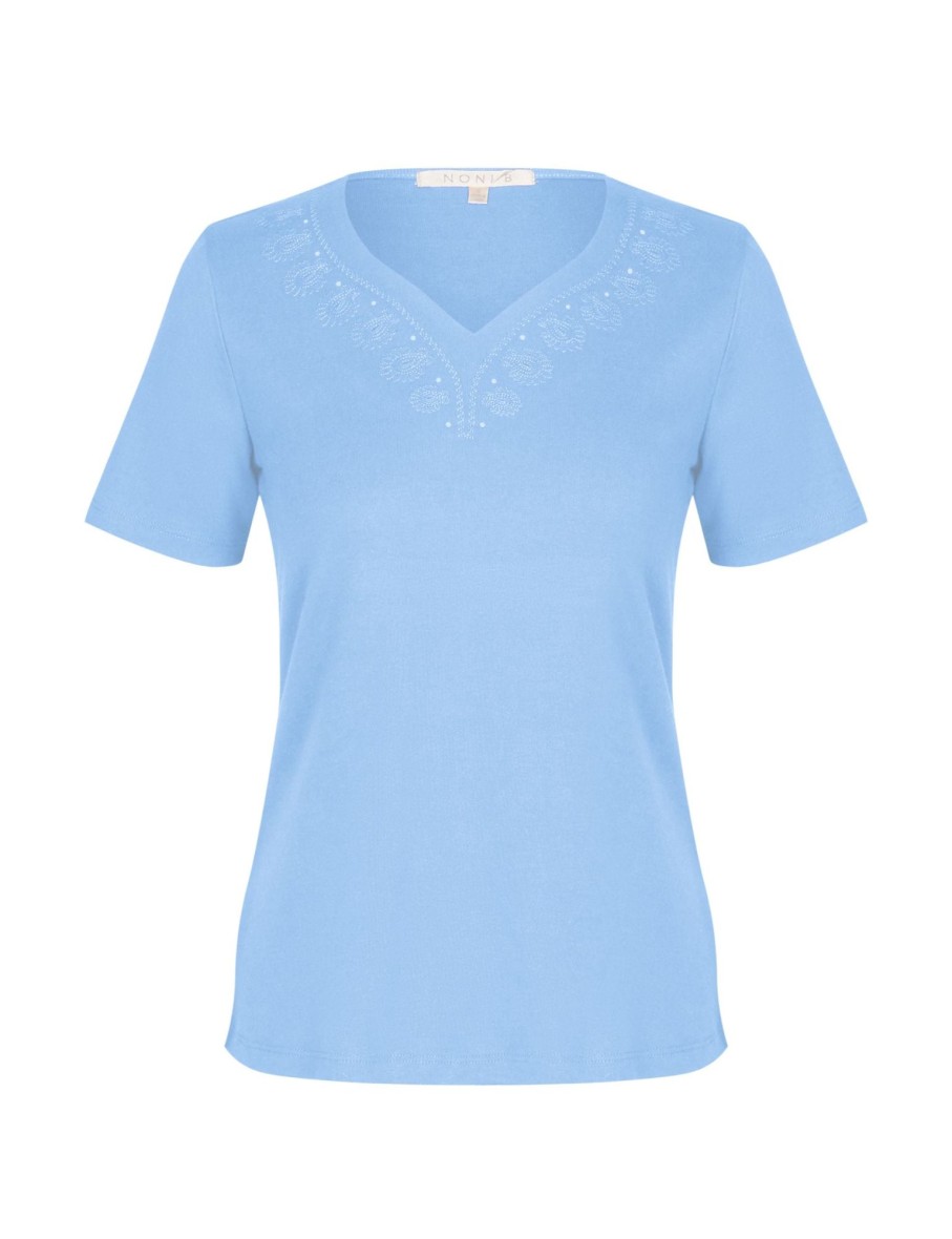 Tops NoniB | Noni B Short Sleeve Rib Top