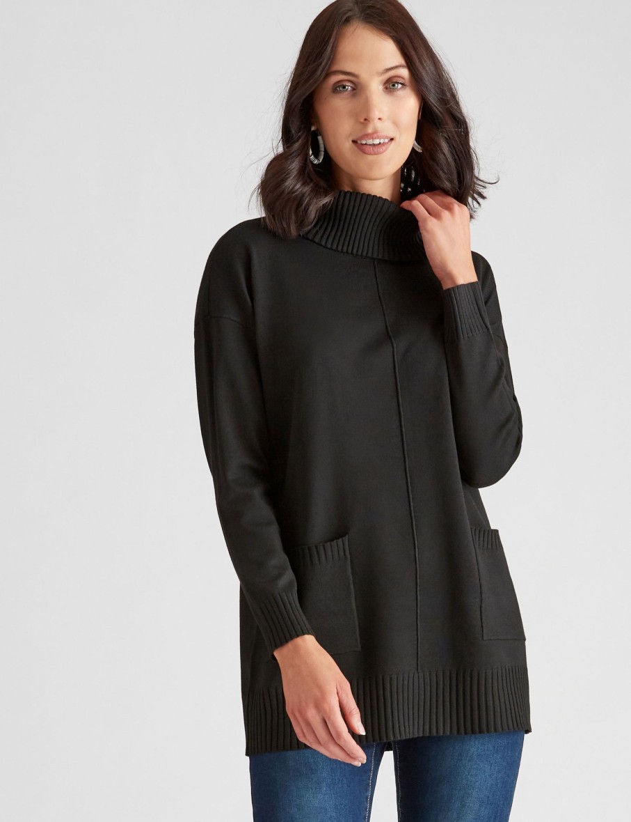 Knitwear Katies | Katies Knit Tunic Pocket Jumper