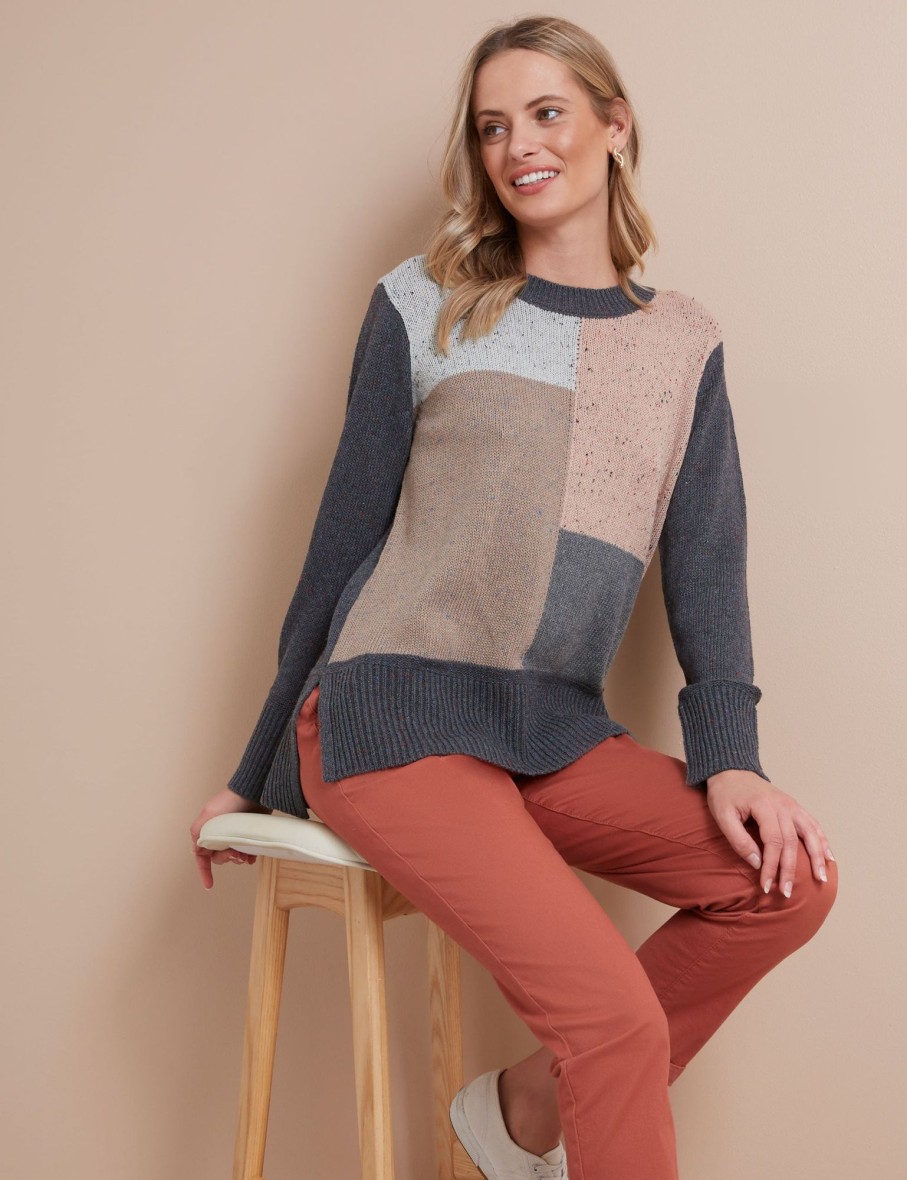 Knitwear WLane | W.Lane Colourblock Jumper