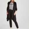 Knitwear Rockmans | Rockmans Long Sleeve Removable Fur Trim Cardigan