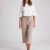 Bottoms WLane | W.Lane Linen Stripe Drawstring Pants