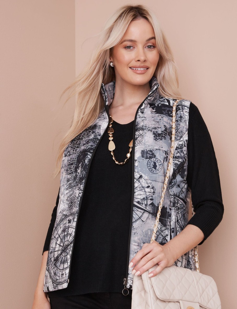 Outerwear NoniB | Printed Puffer Vest