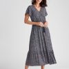 Dresses Katies | Katies Woven Faux Wrap Midi Dress