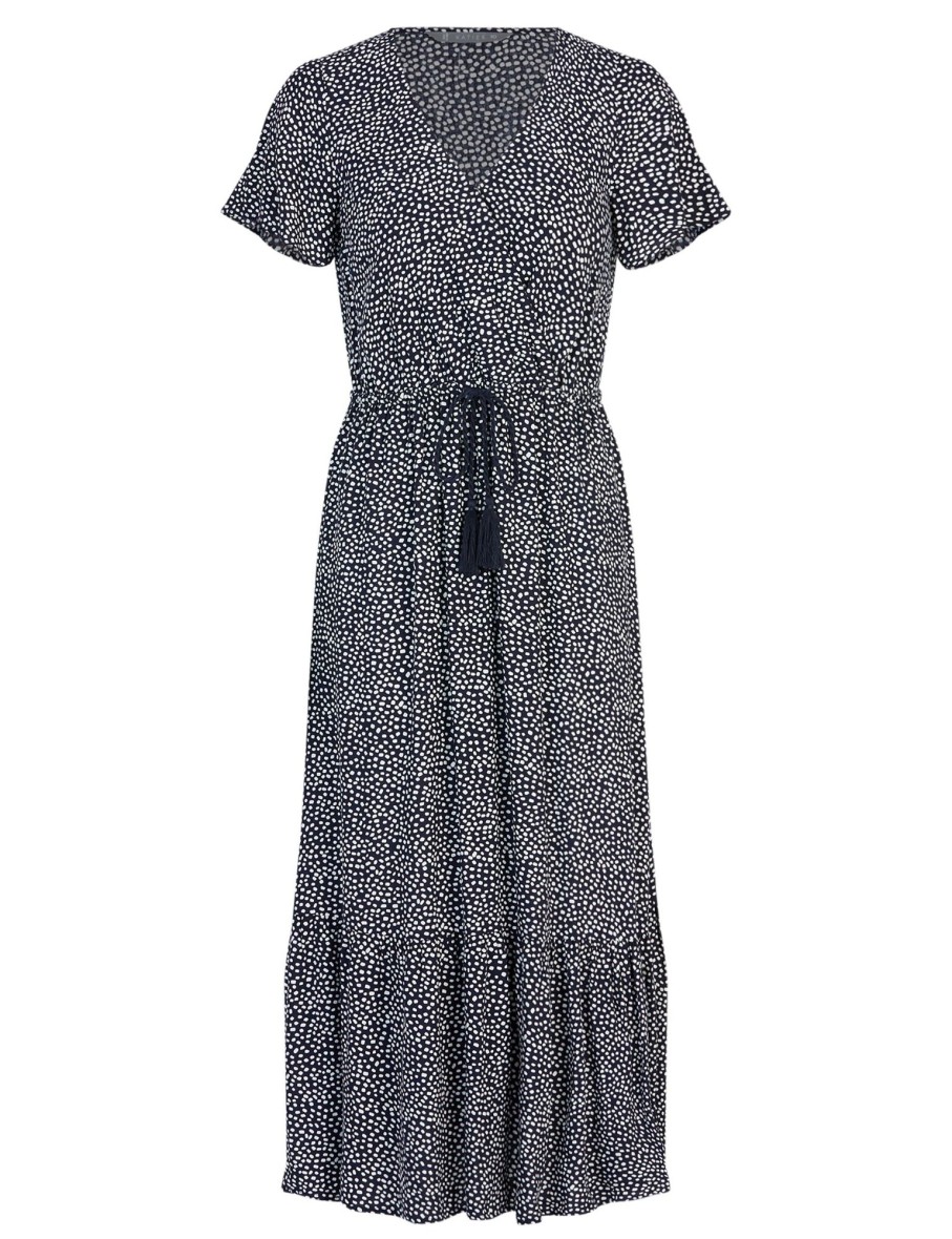 Dresses Katies | Katies Woven Faux Wrap Midi Dress