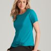 Tops NoniB | Noni B Short Sleeve Rib T-Shirt