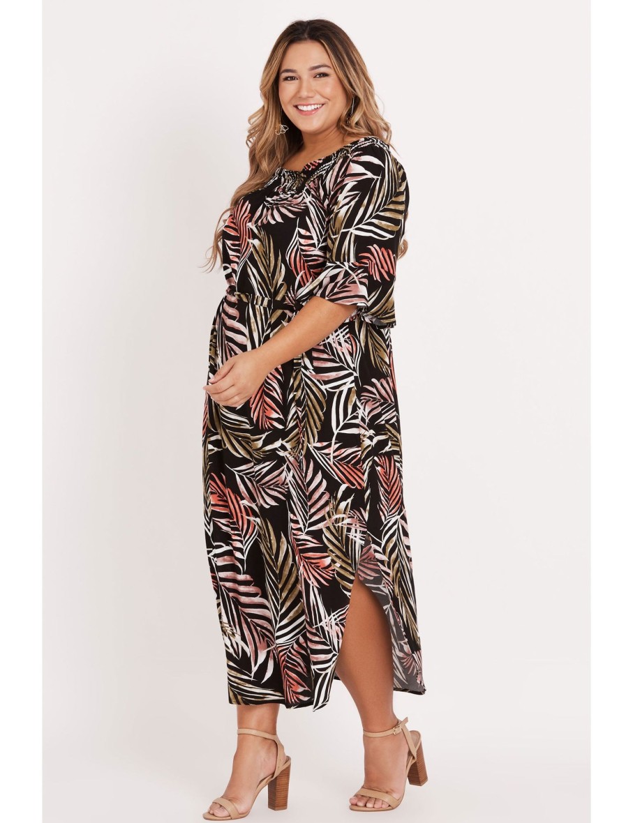 Dresses Beme | Beme Sunsent Palm Dress