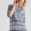 Tops NoniB | Noni B Raglan Sleeve Print Top