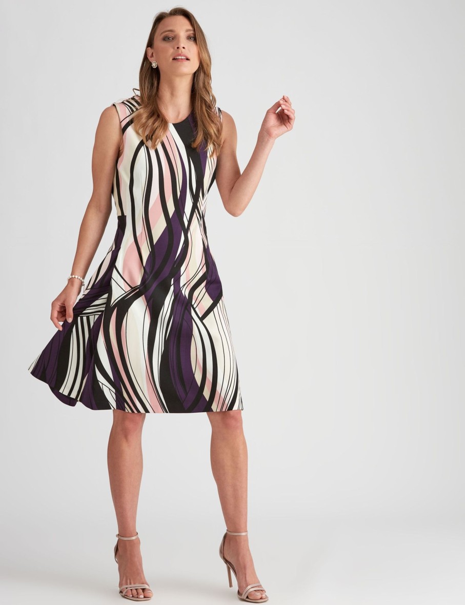 Dresses LizJordan | Liz Jordan Swirl Scuba Dress