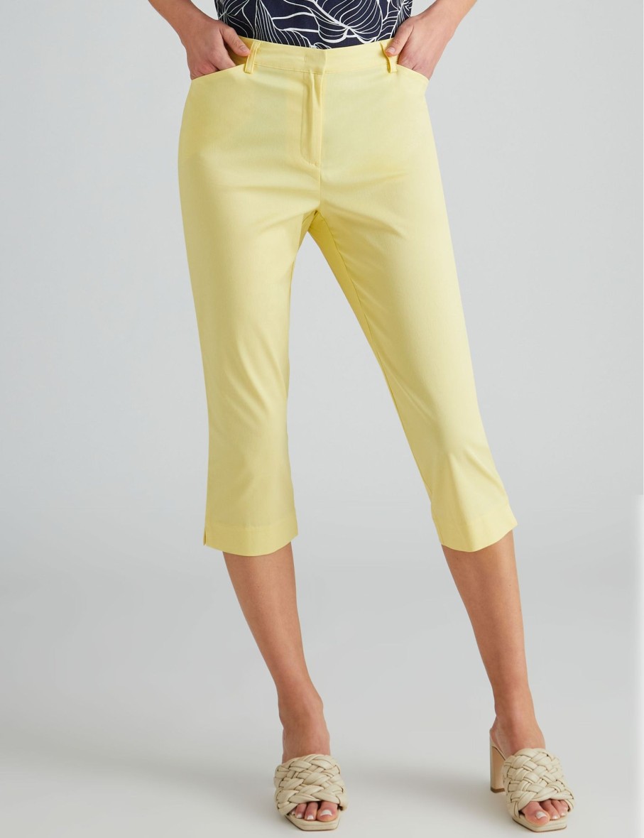 Bottoms WLane | W.Lane Crop Classic Pants