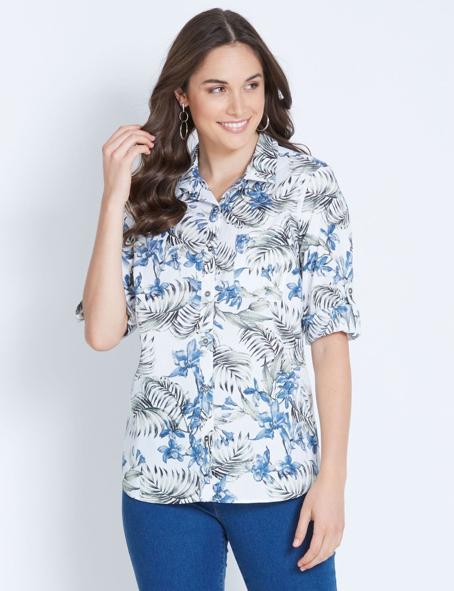 Tops Katies | Katies Classic Cotton Shirt