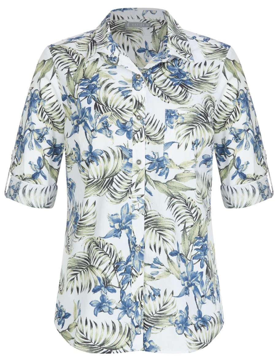 Tops Katies | Katies Classic Cotton Shirt