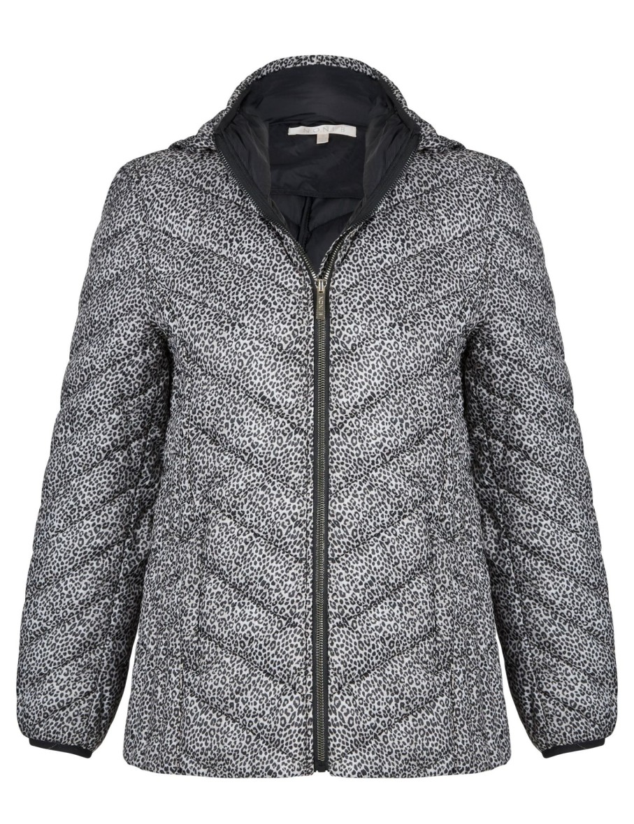 Outerwear NoniB | Nonib Cheetah Puffer Coat