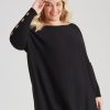 Knitwear Beme | Beme Long Sleeve Cut Out Detail Jumper