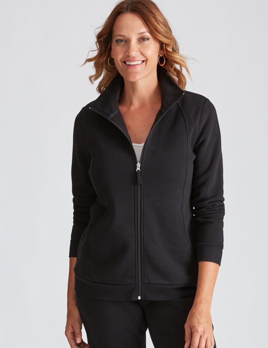 Tops Millers | Millers Long Sleeve Fleece Jacket