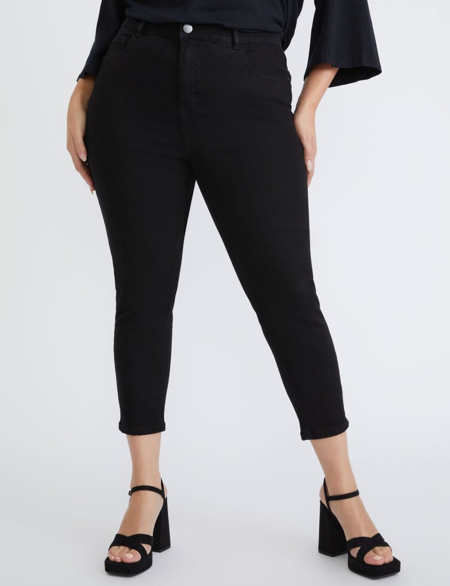 Bottoms Beme | Beme Mid Rise Straight Regular Jeans