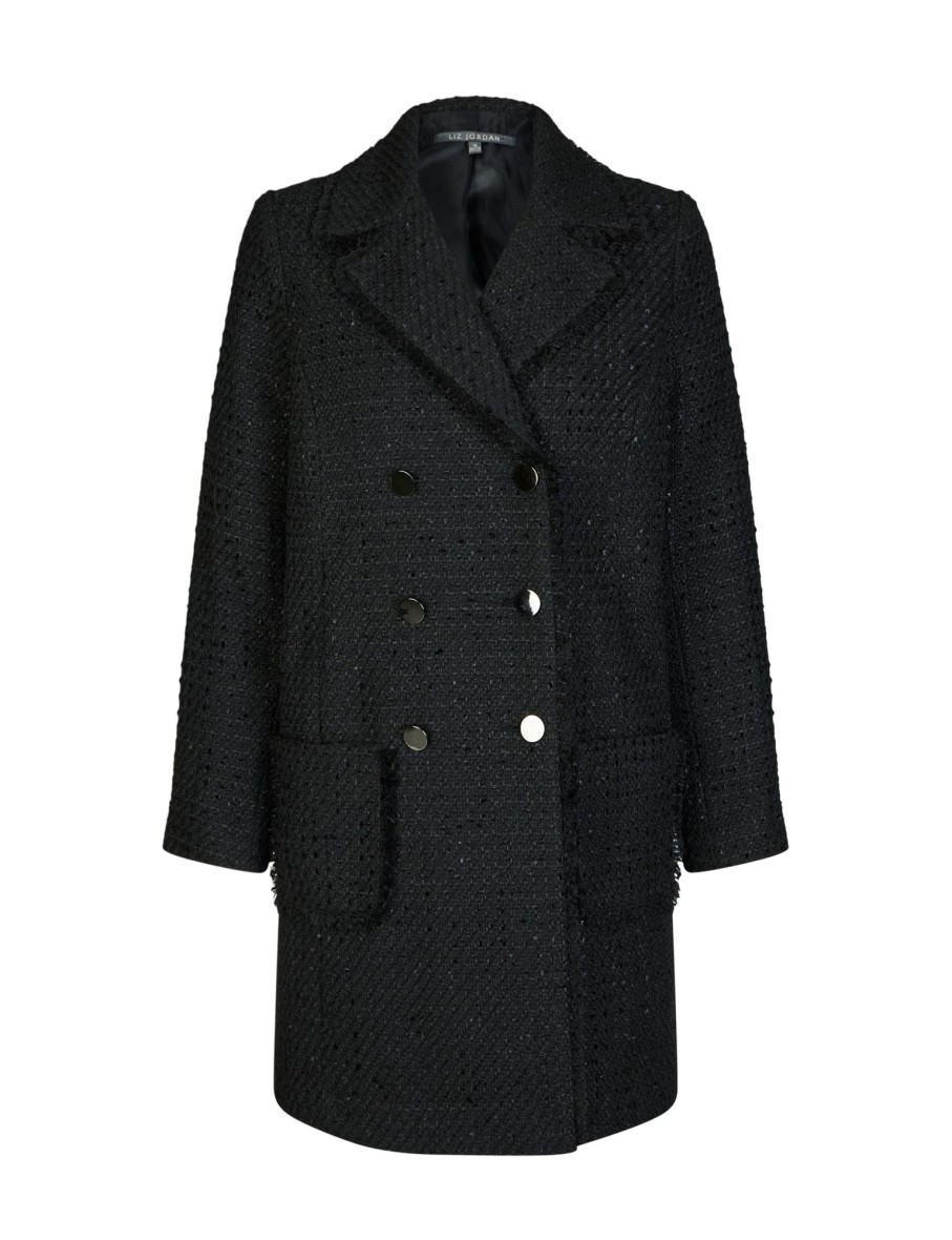 Outerwear LizJordan | Liz Jordan Boucle Coat