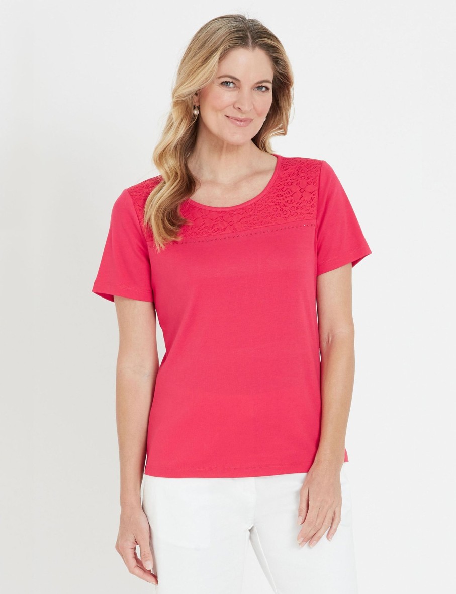 Tops NoniB | Noni B Short Sleeve Rib Top