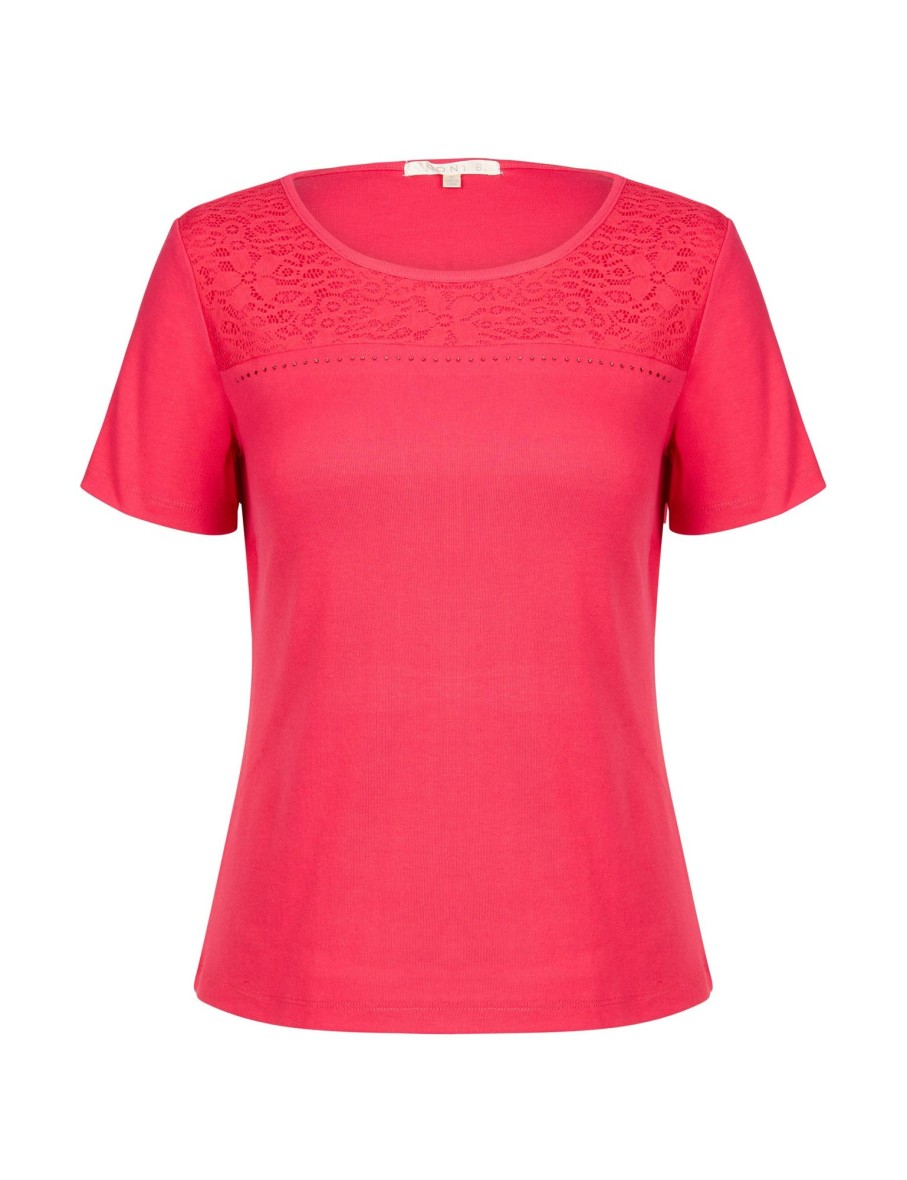 Tops NoniB | Noni B Short Sleeve Rib Top