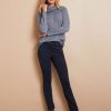 Bottoms WLane | W.Lane Zipped Pocket Ponte Pants