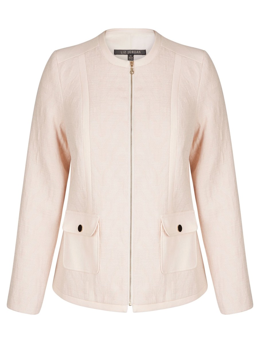 Outerwear LizJordan | Liz Jordan Patchpocket Jacket