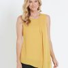 Tops NoniB | Sleeveless Angled Overlay Top