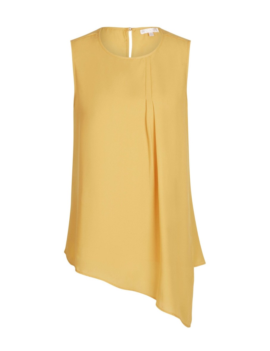 Tops NoniB | Sleeveless Angled Overlay Top