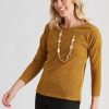 Tops NoniB | Noni B Zipped Detail Knitwear Top