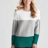 Knitwear NoniB | Noni B Colour Block Knit Jumper