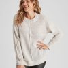 Knitwear Millers | Millers Long Sleeve Mock Neck With Seam Jumper